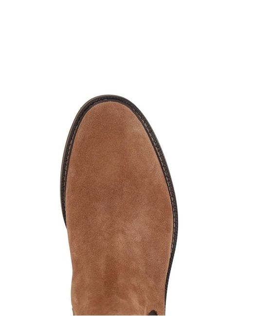 Brunello Cucinelli Brown Suede Chelsea Boots for men