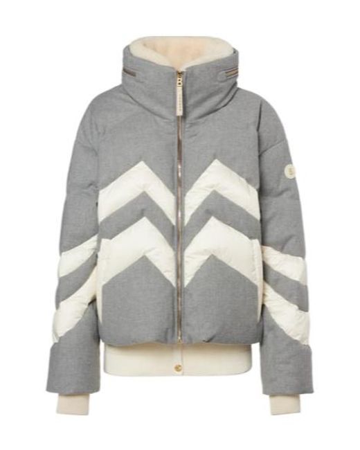 Bogner Gray Valea Down Ski Jacket