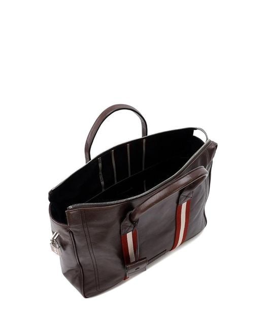Bally Black Logo Handbag for men