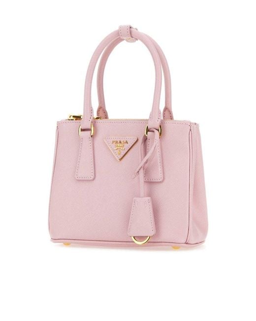 Prada Pink Mini Galleria Leather Bag
