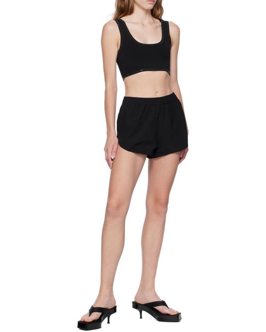 Alexander Wang Black Marathon Shorts