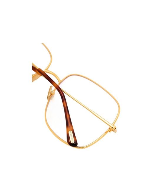 Tom Ford White Square Glasses for men