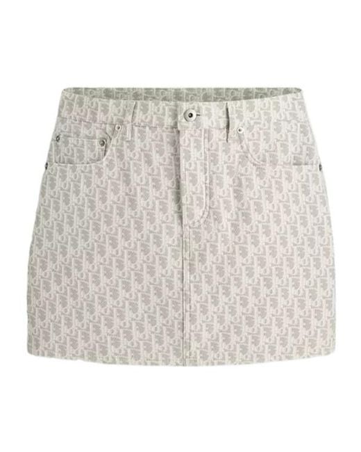 Dior Multicolor Straight Miniskirt
