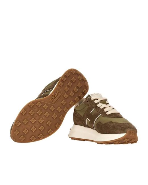 Hogan Brown H641 Sneakers