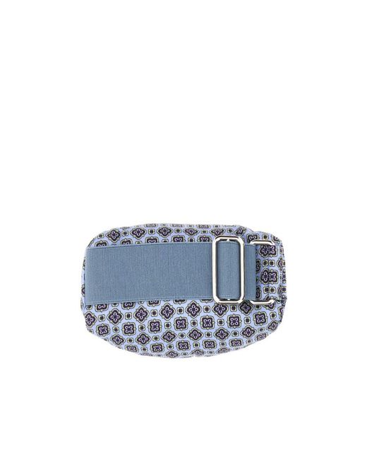 Prada White Printed Logo Wallet for men