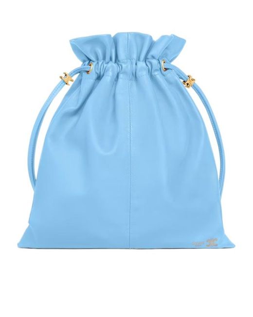 Céline Blue Small Crystal Pouch