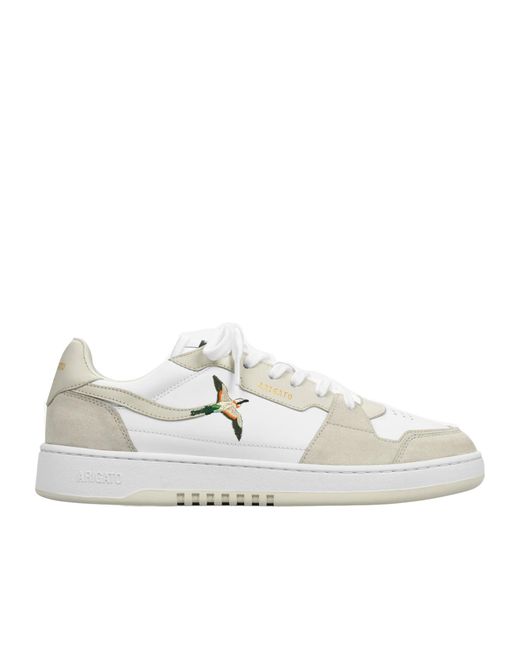 Axel Arigato White Dice Lo Bee Bird Lace-Up Sneakers for men