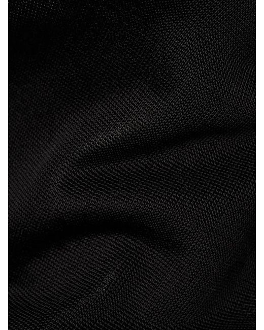 Tom Ford Black Long Dress With Round Neckline