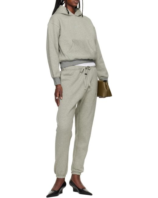 Fear Of God Gray Elastic Waist Sports Pants