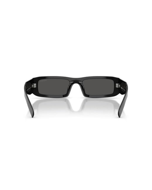 Prada White Eyewear Rectangle Frame Sunglasses for men
