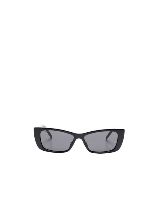 Gucci White Eyewear Cat-Eye Frame Sunglasses for men