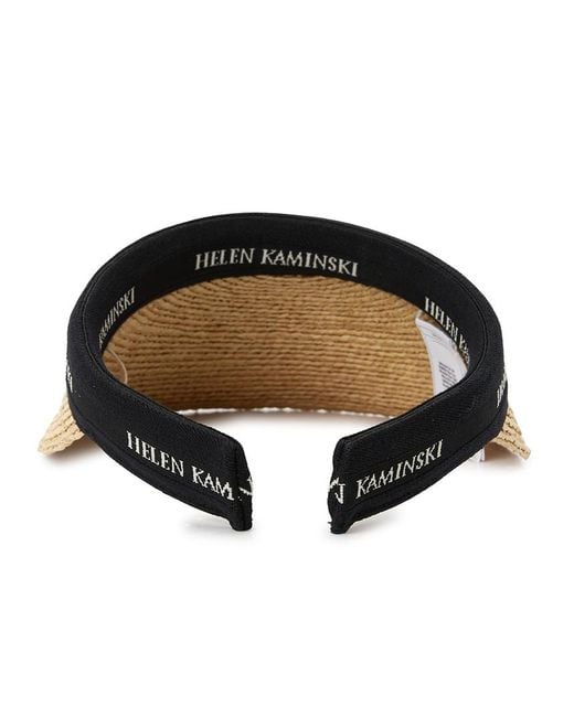Helen Kaminski Natural Logo Detailed Interwovened Hat