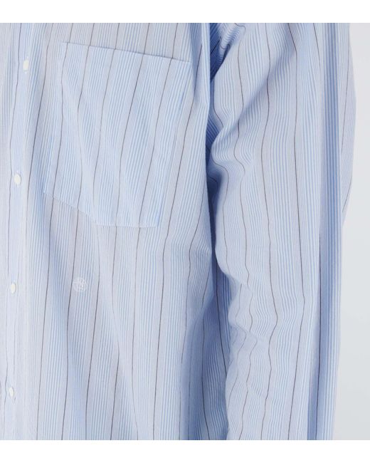 Nanamica White Striped Shirt for men