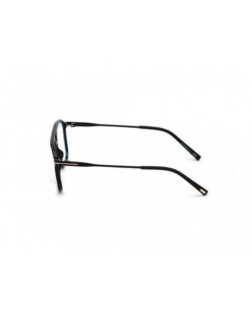 Tom Ford White Eyewear Pilot-Frame Glasses for men