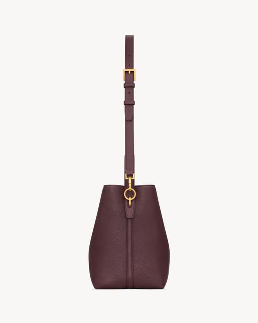 Saint Laurent Purple Le 37 Supple Bucket Bag