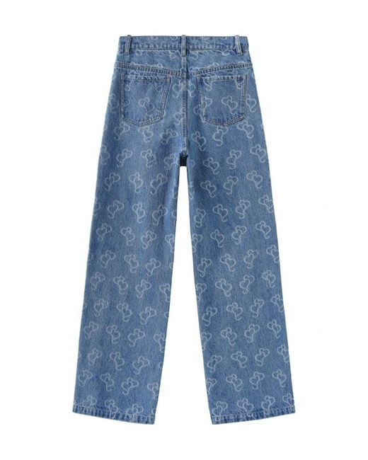 Marissa Chiara Blue Belt Loop Jeans