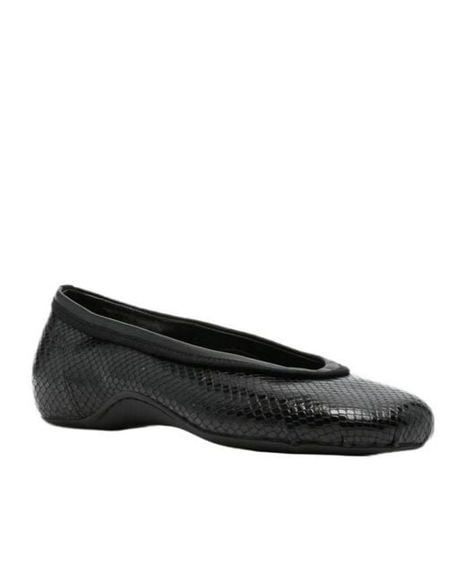 Dries Van Noten Black Ballet Flats