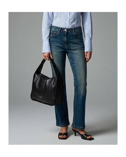 Patrizia Pepe Blue Logo-Detail Jeans