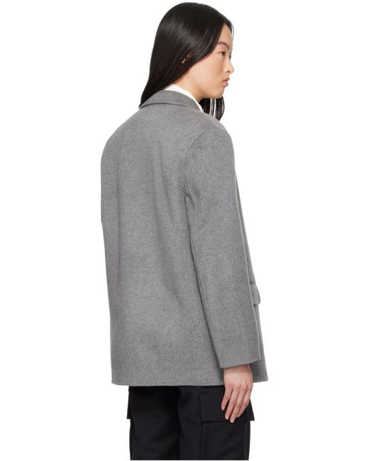 Anine Bing Gray Quinn Blazer