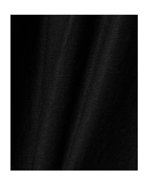 Lemlem Black Lelisa Ruffled Linen-Blend Maxi Dress