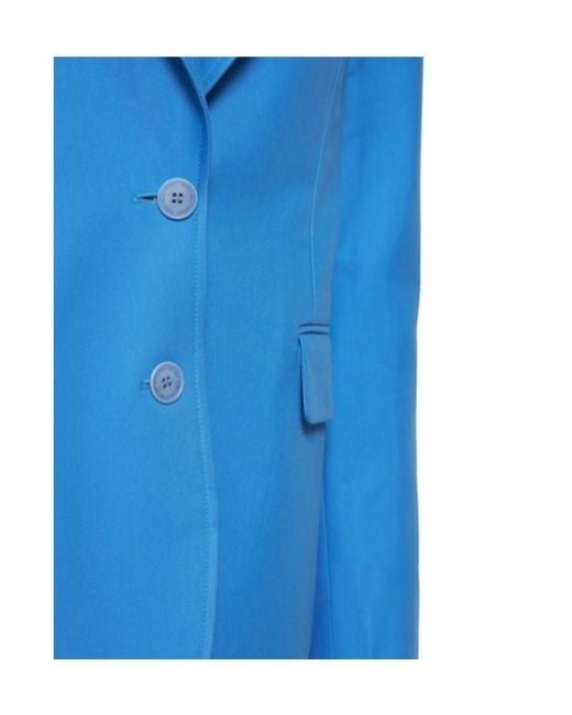 Stella McCartney Blue Large Silhouette Suit Coat
