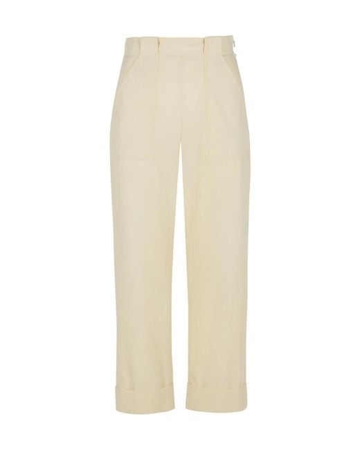 Max Mara White Trousers