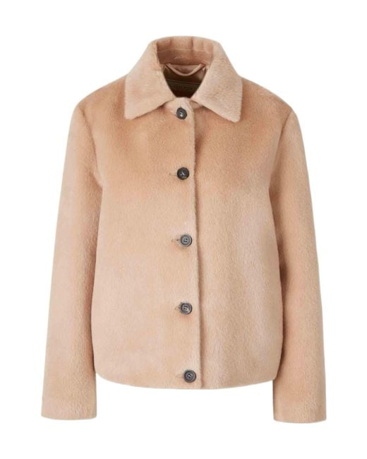 Peserico Natural Long-Sleeved Coat