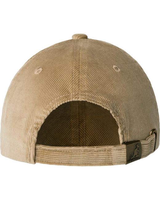 Kangol Gray Corduroy Baseball Cap for men