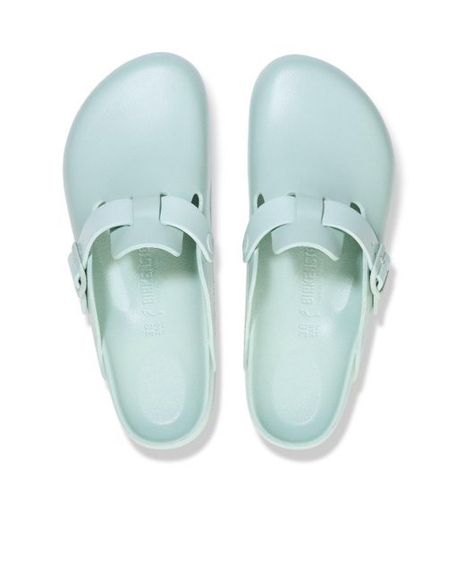 Birkenstock Green Matte Rubber Slip-On Clogs
