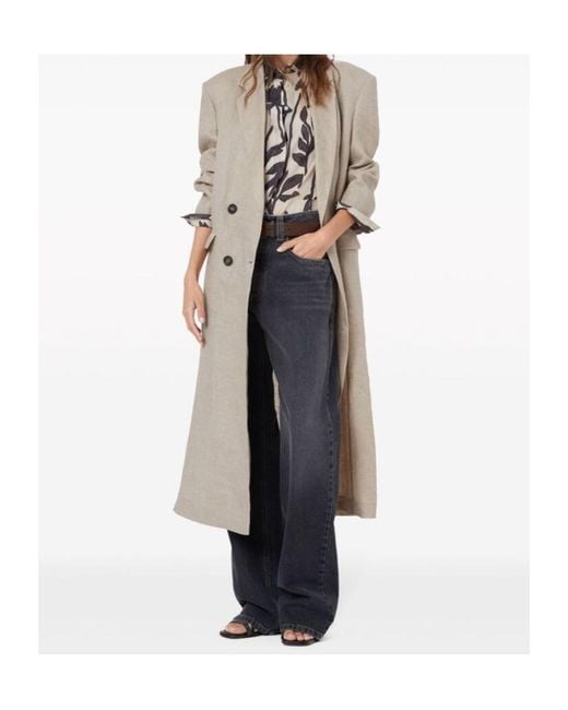 Brunello Cucinelli Gray Loose Fit Denim Jeans