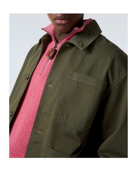 J.W. Anderson Green Front Button Jacket for men