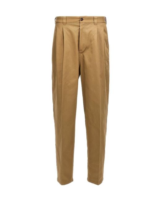 Maison Margiela Natural Pendleton Yoke Pants for men