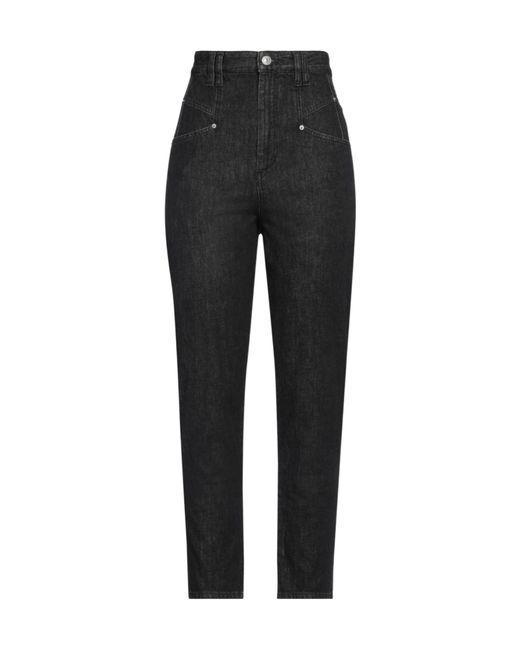 Isabel Marant Black Denim Trousers