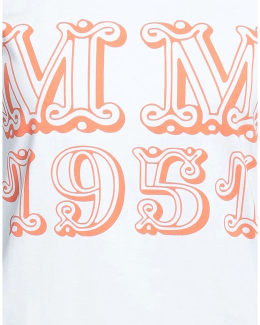 Max Mara White Logo Short Sleeve T-Shirt
