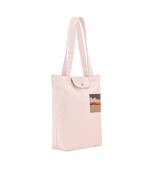 Longchamp Pink Caroline Helain X M Handbag