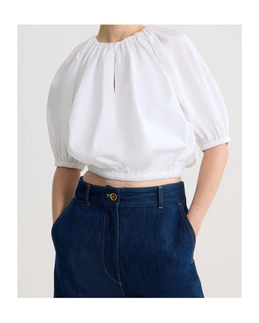 Patou White Bubble Top