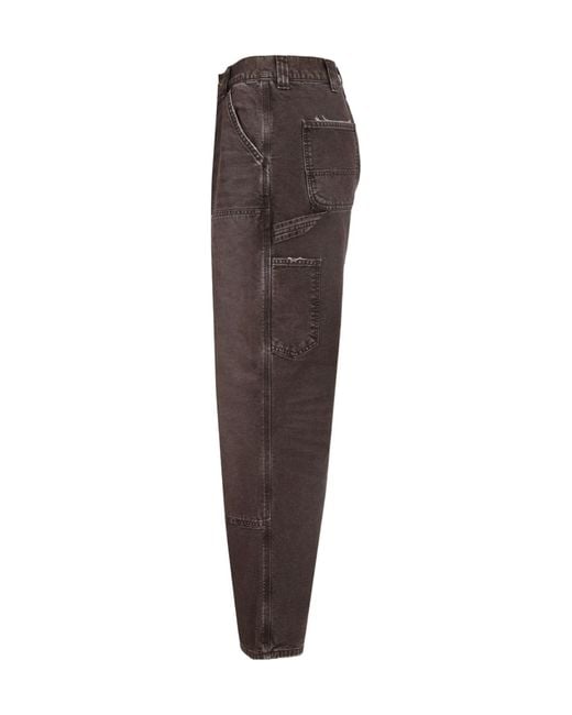 Carhartt Gray Double Knee Jeans for men