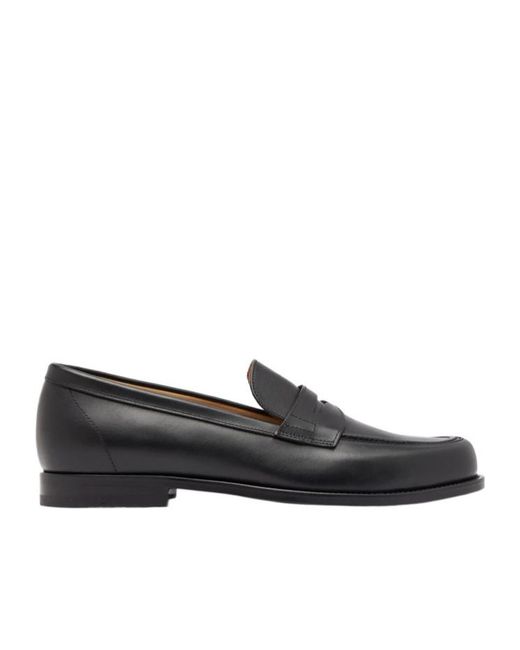 Scarosso Black Austin Round Toe Loafers for men