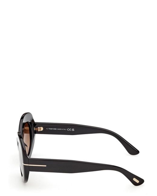 Tom Ford Multicolor Round-Frame Sunglasses
