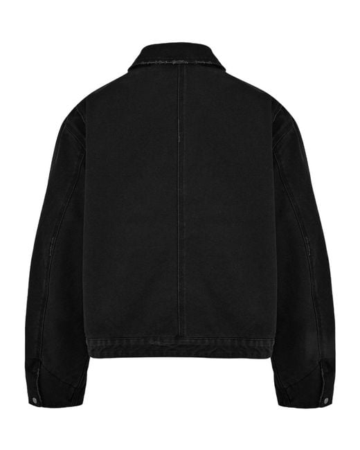 Represent Black Heaton Workwear Jacket for men