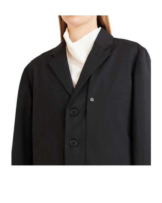 Kallmeyer Black Wool-Blend Jersey Blazer