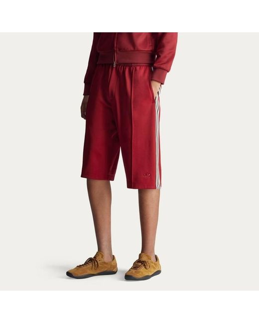 Adidas by Wales Bonner Red Adidas Originals X Wales Bonner Track Shorts for men