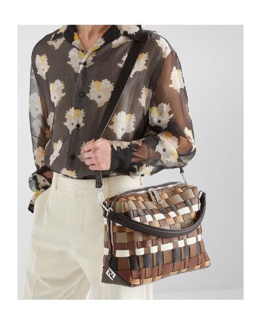 Fendi White Lui Large Tote Bag for men