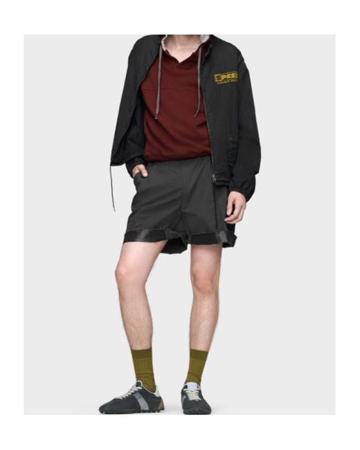 Maison Margiela Black Vintage-Style Sportswear Jacket for men