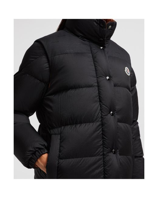 Moncler Black Verone Reversible Short Puffer Jacket