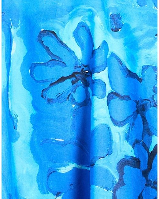 Marni Blue Flared Skirt