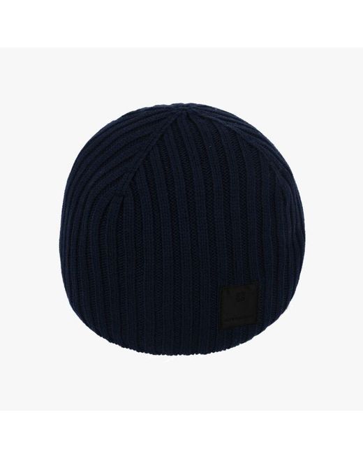 Givenchy Blue Ribbed Hat for men