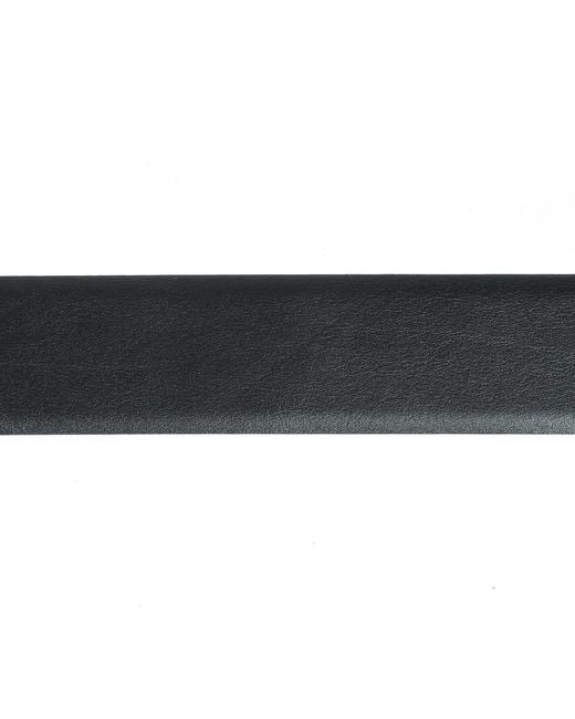 Zegna Black Logo Belt for men
