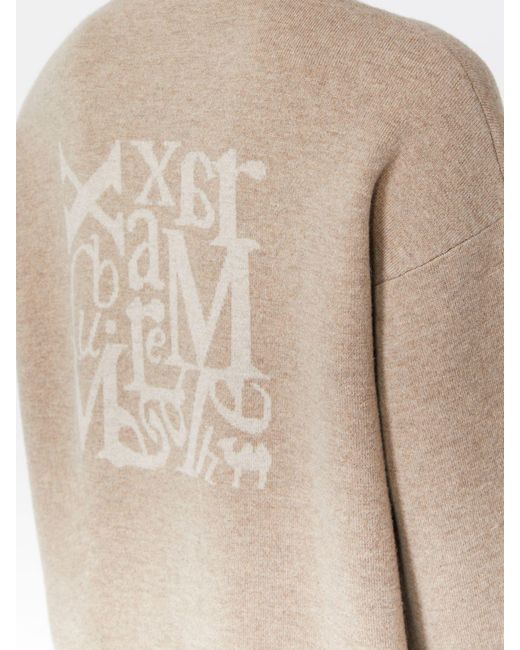 Max Mara Natural Kurt Zip-Up Knitted Hoodie