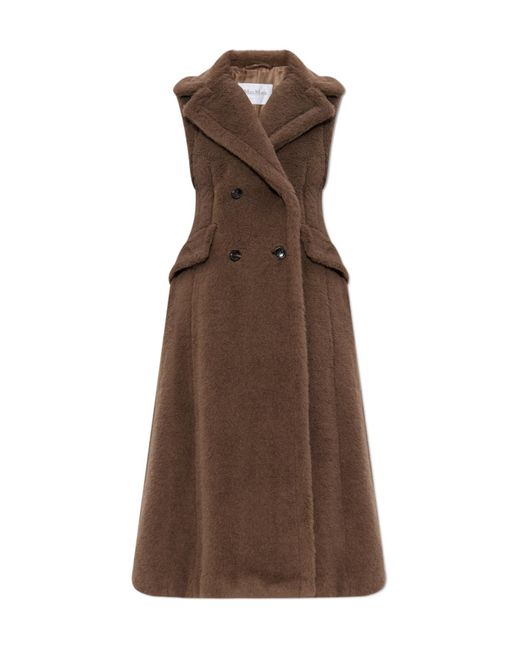 Max Mara Brown Boario 1234 Double-Breasted Coat